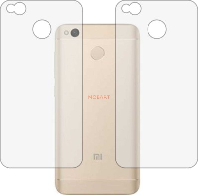 MOBART Back Screen Guard for MI REDMI 4X (Matte Finish)(Pack of 2)