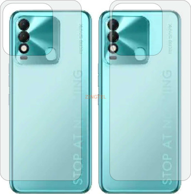 ZINGTEL Back Screen Guard for TECNO SPARK8 (Matte Finish)(Pack of 2)