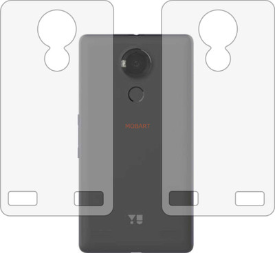 MOBART Back Screen Guard for MICROMAX YU6000 YUREKA NOTE 2018 (Matte Finish)(Pack of 2)