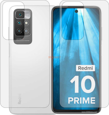 MOBART Back Screen Guard for MI 10 PRIME (Matte Finish)(Pack of 2)