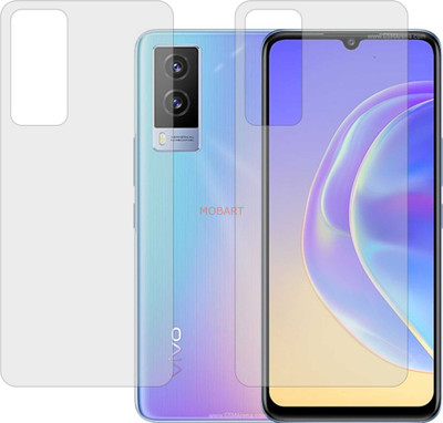 MOBART Back Screen Guard for VIVO V21E 5G V2055 (Matte Finish)(Pack of 2)