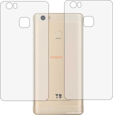 MOBART Back Screen Guard for YU UNIQUE 2 PLUS (Matte Finish)(Pack of 2)