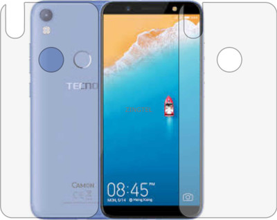 ZINGTEL Back Screen Guard for TECNO CAMON I (Matte Finish)(Pack of 2)