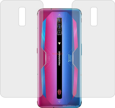 MOBART Back Screen Guard for ZTE NUBIA RED MAGIC 6 PRO (Matte Finish)(Pack of 2)