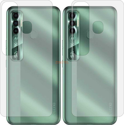 ZINGTEL Back Screen Guard for TECNO SPARK 7 PRO KF8 (Matte Finish)(Pack of 2)