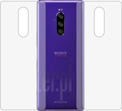 ZINGTEL Back Screen Guard for SONY XPERIA 1 PROFESSIONAL (Matte Finish)(Pack of 2)