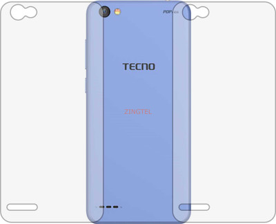 ZINGTEL Back Screen Guard for TECNO F3 PRO (Matte Finish)(Pack of 2)