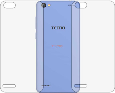 ZINGTEL Back Screen Guard for TECNO POP 2 PRO (Matte Finish)(Pack of 2)