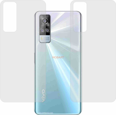 MOBART Back Screen Guard for VIVO Y51 (2020 DECEMBER) (Matte Finish)(Pack of 2)