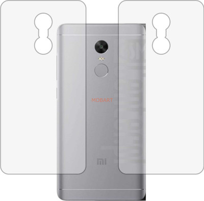 MOBART Back Screen Guard for MI REDMI NOTE 4X HIGH (Matte Finish)(Pack of 2)