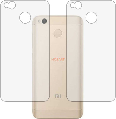 MOBART Back Screen Guard for MI REDMI 4 (Matte Finish)(Pack of 2)