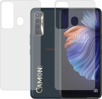 ZINGTEL Back Screen Guard for TECNO CAMON 17 CG6J (Matte Finish)(Pack of 2)