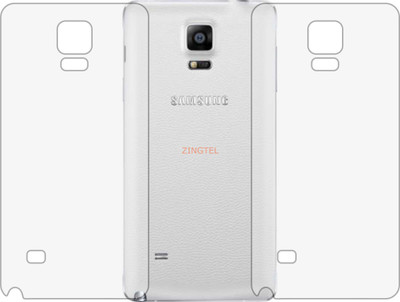 ZINGTEL Back Screen Guard for SAMSUNG GALAXY NOTE 4 (N9100) (Matte Finish)(Pack of 2)