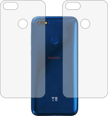 MOBART Back Screen Guard for MICROMAX YU5014 ( YU ACE) (Matte Finish)(Pack of 2)