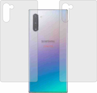 ZINGTEL Back Screen Guard for SAMSUNG NOTE 10 5G (Matte Finish)(Pack of 2)