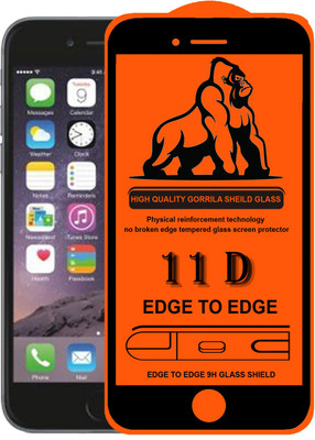 HQ Protection Edge To Edge Tempered Glass for Apple iPhone 6(Pack of 1)