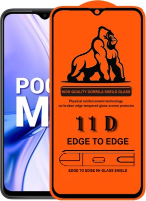 Forego Edge To Edge Tempered Glass for POCO M2(Pack of 1)