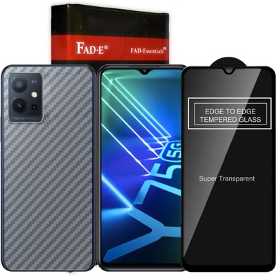 FAD-E Edge To Edge Tempered Glass for Vivo Y75 5G(Pack of 1)