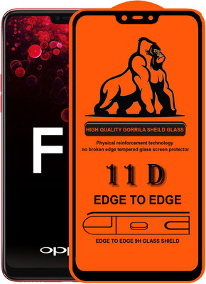 Forego Edge To Edge Tempered Glass for OPPO F7(Pack of 1)