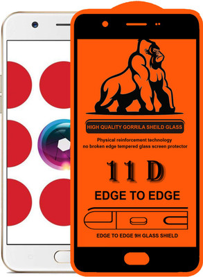 Forego Edge To Edge Tempered Glass for Oppo A57(Pack of 1)