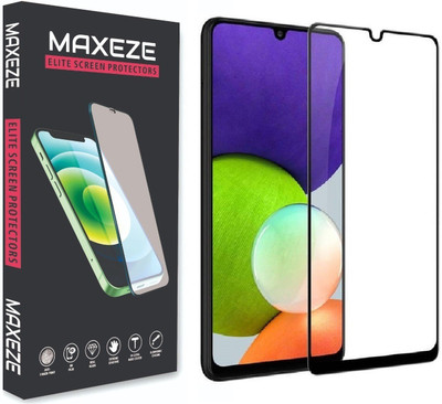 MAXEZE Edge To Edge Tempered Glass for Vivo Y75 4G(Pack of 1)