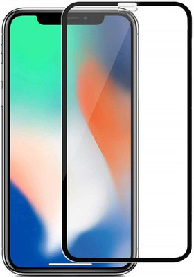 kmPPoWeR Edge To Edge Tempered Glass for Apple iPhone XS(Pack of 1)