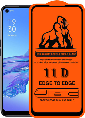 Forego Edge To Edge Tempered Glass for OPPO A53(Pack of 1)
