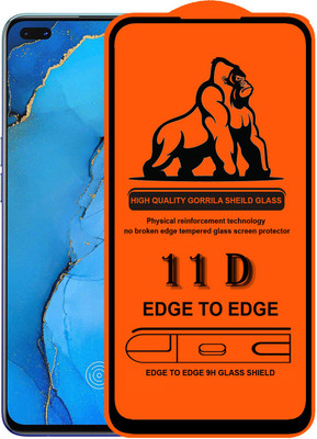 Forego Edge To Edge Tempered Glass for OPPO F17 pro(Pack of 1)