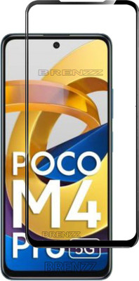 BRENZZ Edge To Edge Tempered Glass for POCO M4 Pro 5G(Pack of 1)