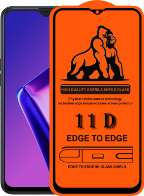 HQ Protection Edge To Edge Tempered Glass for Oppo A12(Pack of 1)