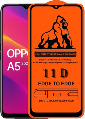 Forego Edge To Edge Tempered Glass for OPPO A5 2020(Pack of 1)
