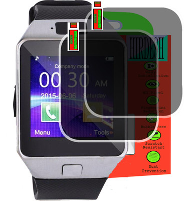 hirdesh Screen Guard for DZO9 SMART WATCH(Pack of 2)