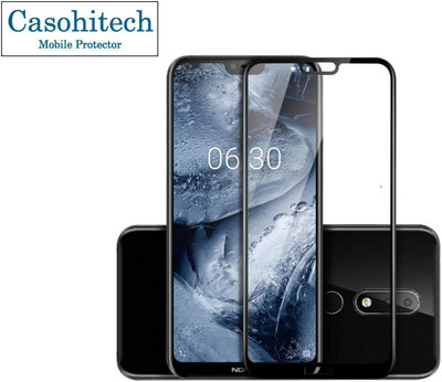 casohitech Tempered Glass Guard for Nokia 6.1 Plus(Pack of 1)