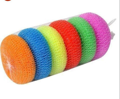 RKA Nylon Plastic Sponge Scourer Scrub Foam Scrub Sponge(Medium, Pack of 10)