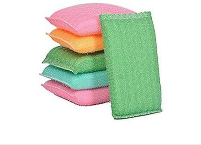 RKA Active mesh Scrub - Foam/ Sponge Scratch Proof Scrubber Scrub Sponge(Medium, Pack of 10)