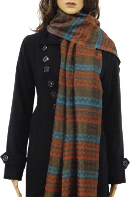 ONE ECHELON Cashmere Geometric Print Women Shawl(Multicolor)