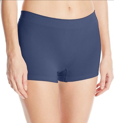 D C H Solid Women Blue Basic Shorts