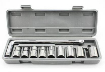 BADSHAH AND KHALIFA 10 in 1 Socket Wrench Set Automobile Repair Tool Box Combination Hand Tool Socket Set(Pack of 1)