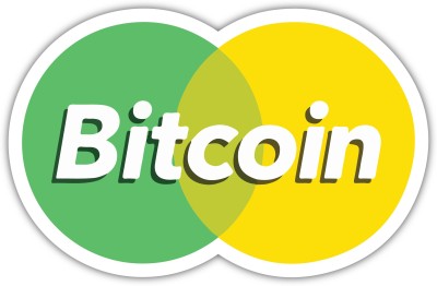 signEver 0.1 cm Bitcoin Self Adhesive Sticker(Pack of 1)