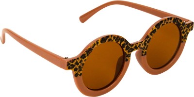 Spiky Round Sunglasses(For Boys & Girls, Brown)