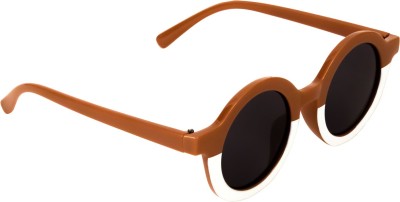 Spiky Round Sunglasses(For Boys & Girls, Grey)