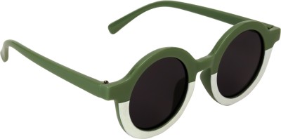 Spiky Round Sunglasses(For Boys & Girls, Grey)