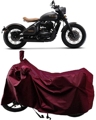 ANTOFY Two Wheeler Cover for JAWA(Perak, Maroon)