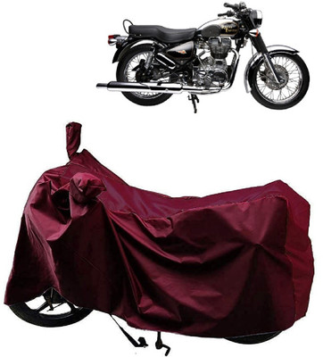 Autoprime Two Wheeler Cover for Royal Enfield(Electra Delux, Maroon)
