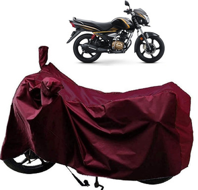AutoFave Two Wheeler Cover for TVS(Victor Premium, Maroon)