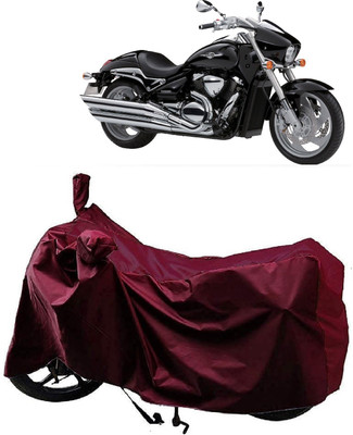 AutoFave Two Wheeler Cover for Suzuki(Intruder M1800R, Maroon)
