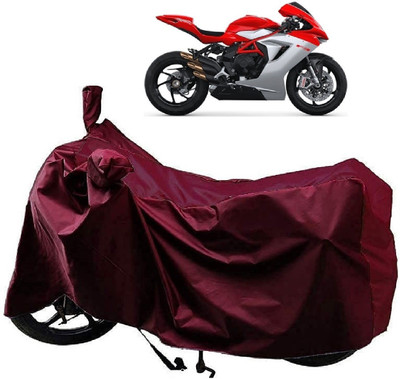 AutoKick Two Wheeler Cover for MV Agusta(F3, Maroon)