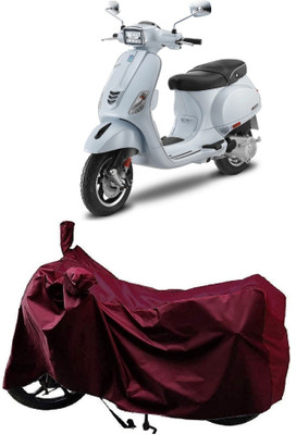 ANTOFY Two Wheeler Cover for Vespa(Vespa SXL 150, Maroon)