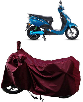 ANTOFY Two Wheeler Cover for Hero(Electric Optima, Maroon)