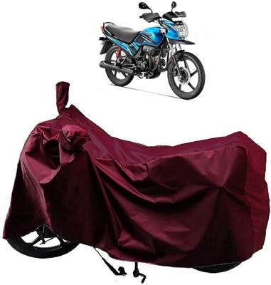 AutoKick Two Wheeler Cover for Hero(Passion Pro TR, Maroon)
